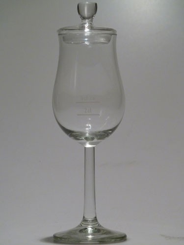 Whiskyglas / Nosingglas -neutral- mit Glasdeckel Bugatti