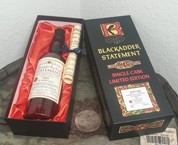 Glen Scotia 28 y.o. Blackadder Statement Raw Cask